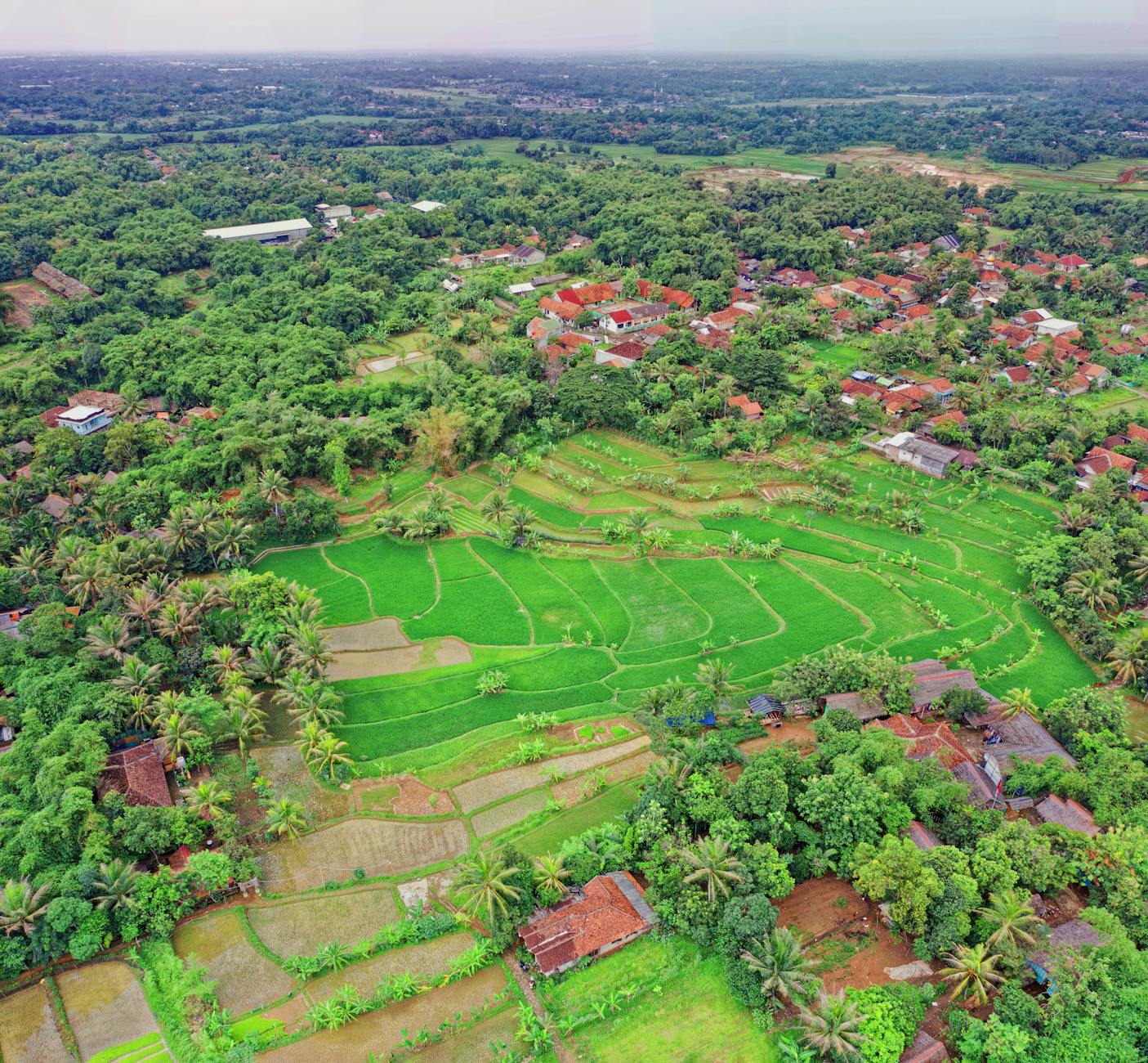 Gambar perumahan syariah di Indonesia dengan desain arsitektur modern dan fasilitas lengkap yang menawarkan gaya hidup nyaman dan aman bagi penghuninya
