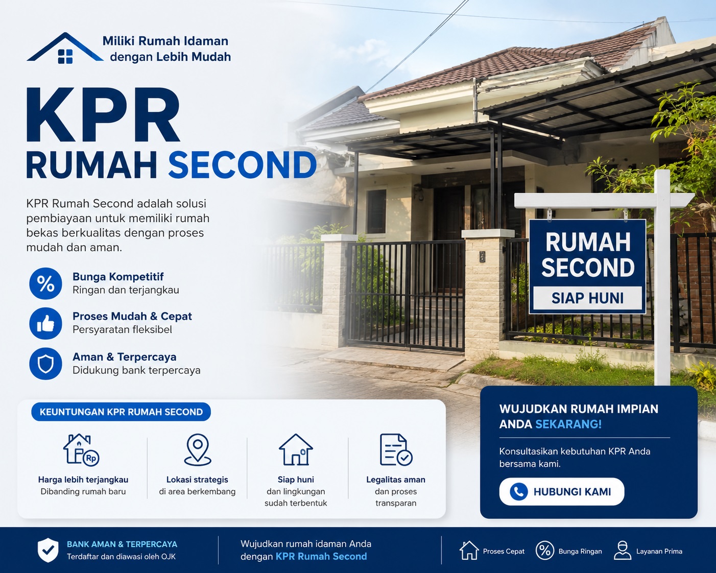 KPR Rumah Second: Panduan Lengkap, Simulasi, dan Tips Agar Pengajuan Cepat Disetujui