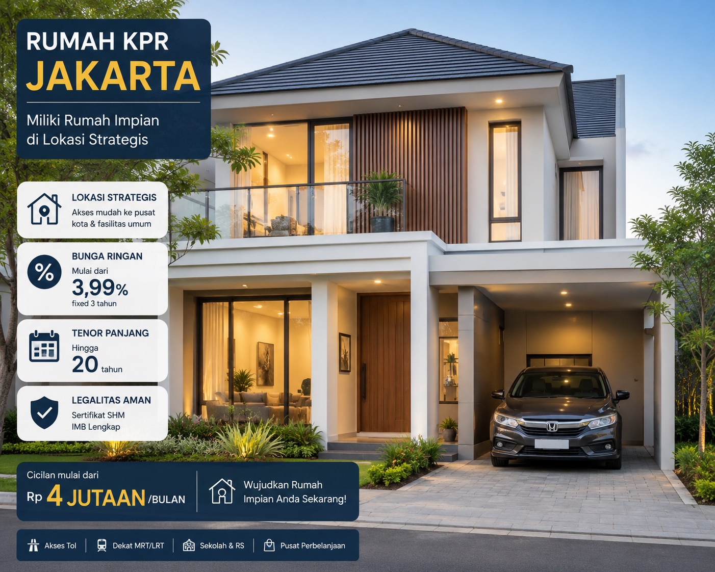 Panduan Lengkap Info Rumah KPR Jakarta: Murah, Subsidi, dan Cicilan 1 Jutaan